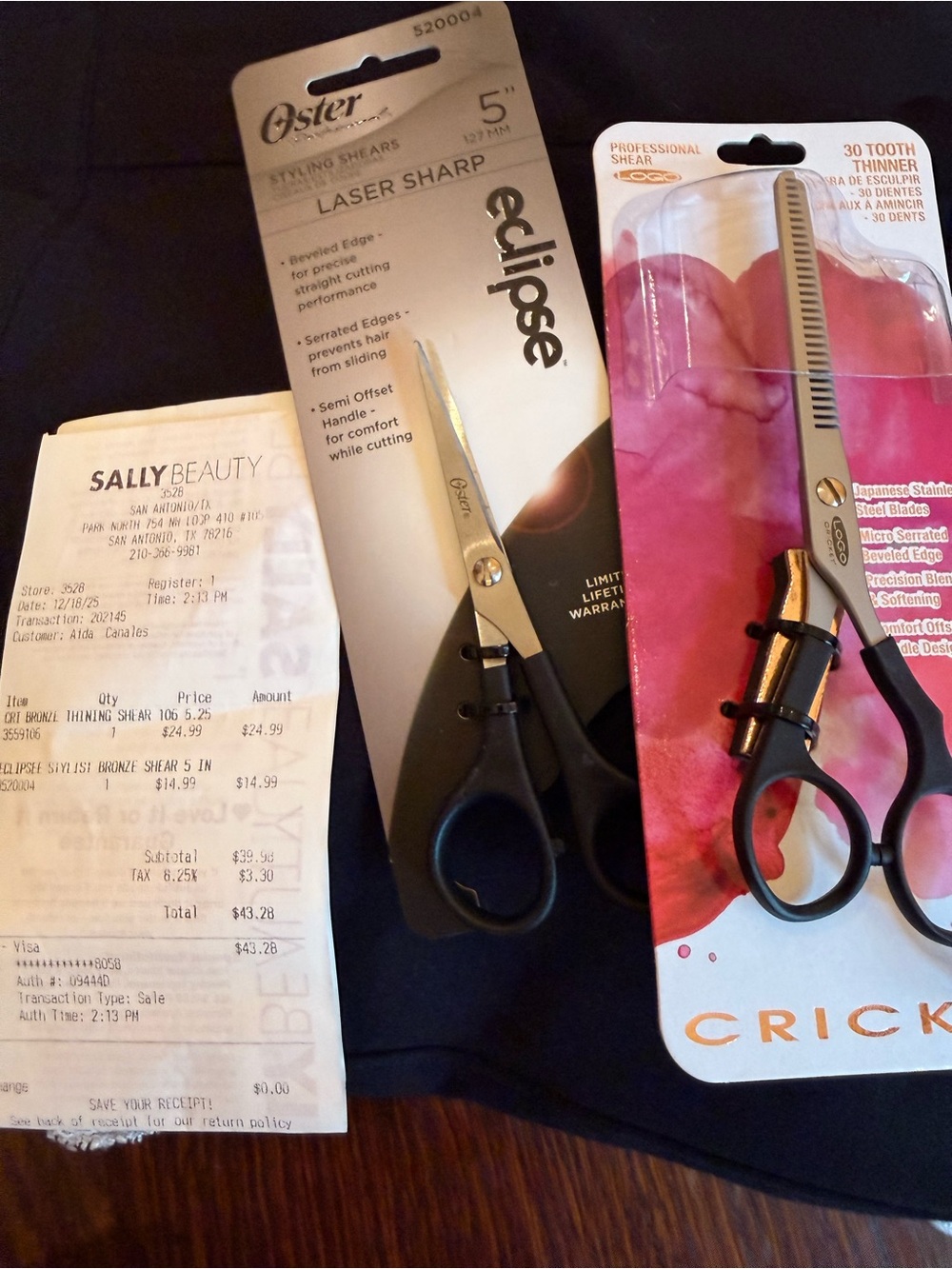 Oster Styling Shears scissors